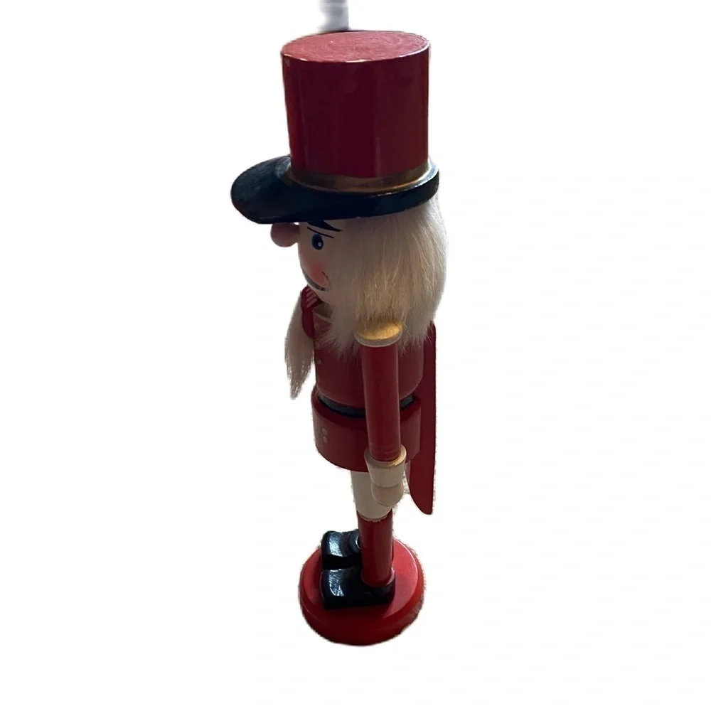 Red Nutcracker Christmas Decor Vintage